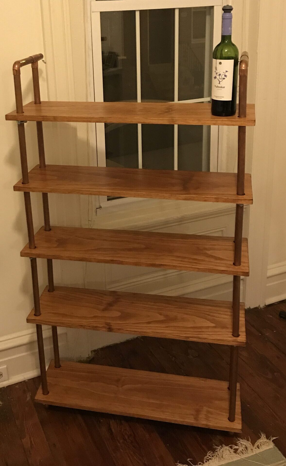 Copper Pipe Bookshelf - W. Max Sutter